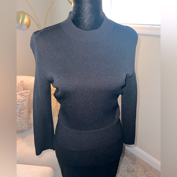 RACHEL ROY: Black Dress - Size Large - Picture 4 of 9